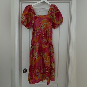 Farm Rio Print Midi Dress, XS, NWT
